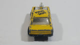 Vintage 1973 Lesney Matchbox Rolamatics No. 72 Maxi Taxi Yellow Cab Die Cast Toy Car Vehicle Made in Hong Kong