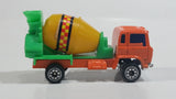 Yatming Style Ford Cement Truck Orange Green Yellow Die Cast Toy Car Vehicle Made in Hong Kong