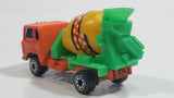 Yatming Style Ford Cement Truck Orange Green Yellow Die Cast Toy Car Vehicle Made in Hong Kong