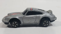 Rare Uniborn Porsche 911 Silver Grey Die Cast Toy Car Vehicle Made in Hong Kong