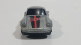 Rare Uniborn Porsche 911 Silver Grey Die Cast Toy Car Vehicle Made in Hong Kong