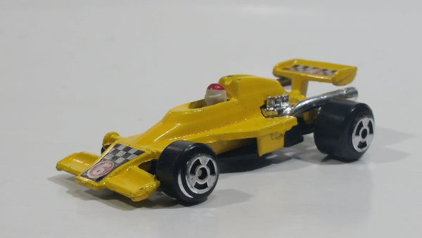 Vintage Soma Super Wheels Formula One Peter Yellow #6 Die Cast Toy Race Car Vehicle