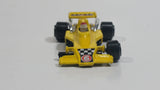 Vintage Soma Super Wheels Formula One Peter Yellow #6 Die Cast Toy Race Car Vehicle