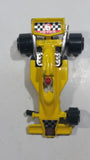 Vintage Soma Super Wheels Formula One Peter Yellow #6 Die Cast Toy Race Car Vehicle