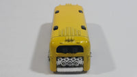 2014 Hot Wheels City Works Surf Surfin' School Bus Yellow Die Cast Toy Car Vehicle