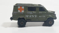 Vintage 1982 Kidco Tough Wheels MASH T.V. Show 4077th Army Military Medic Ambulance Olive Green Van Die Cast Toy Car Vehicle Television Collectible