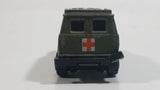 Vintage 1982 Kidco Tough Wheels MASH T.V. Show 4077th Army Military Medic Ambulance Olive Green Van Die Cast Toy Car Vehicle Television Collectible