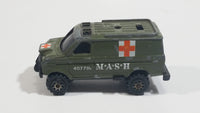 Vintage 1982 Kidco Tough Wheels MASH T.V. Show 4077th Army Military Medic Ambulance Olive Green Van Die Cast Toy Car Vehicle Television Collectible