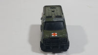 Vintage 1982 Kidco Tough Wheels MASH T.V. Show 4077th Army Military Medic Ambulance Olive Green Van Die Cast Toy Car Vehicle Television Collectible