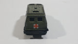 Vintage 1982 Kidco Tough Wheels MASH T.V. Show 4077th Army Military Medic Ambulance Olive Green Van Die Cast Toy Car Vehicle Television Collectible