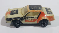 1982 Matchbox Color Racers Twilight TR #27 White Black Orange Die Cast Toy Race Car Vehicle - Hong Kong