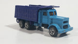 Vintage Soma Wheels Peterbilt Dump Truck Blue Die Cast Toy Car Vehicle - Hong Kong