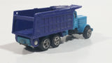 Vintage Soma Wheels Peterbilt Dump Truck Blue Die Cast Toy Car Vehicle - Hong Kong