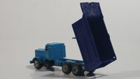 Vintage Soma Wheels Peterbilt Dump Truck Blue Die Cast Toy Car Vehicle - Hong Kong