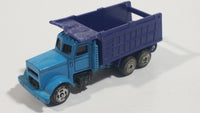 Vintage Soma Wheels Peterbilt Dump Truck Blue Die Cast Toy Car Vehicle - Hong Kong