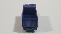 Vintage Soma Wheels Peterbilt Dump Truck Blue Die Cast Toy Car Vehicle - Hong Kong