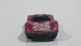 Unknown Brand Alfa Romeo Magenta Pink Purple Die Cast Toy Car Vehicle - Hong Kong