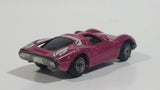 Unknown Brand Alfa Romeo Magenta Pink Purple Die Cast Toy Car Vehicle - Hong Kong