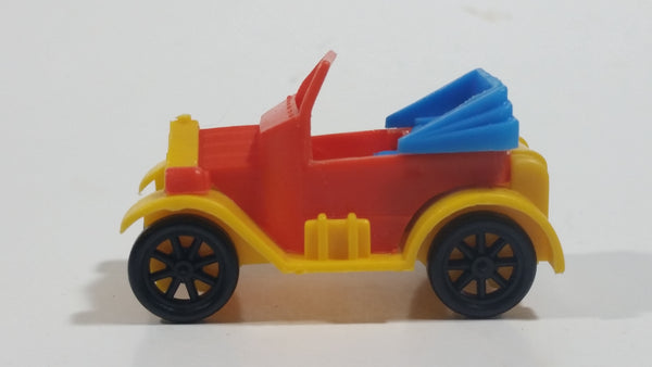 Kinder Surprise Orange Yellow Blue Classic Antique Toy Car Vehicle