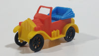 Kinder Surprise Orange Yellow Blue Classic Antique Toy Car Vehicle