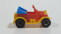 Kinder Surprise Orange Yellow Blue Classic Antique Toy Car Vehicle