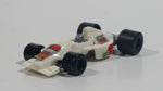 Kinder Surprise White Toy Formula 1 Indy Grand Prix Race Car Vehicle