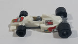 Kinder Surprise White Toy Formula 1 Indy Grand Prix Race Car Vehicle