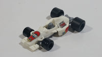 Kinder Surprise White Toy Formula 1 Indy Grand Prix Race Car Vehicle