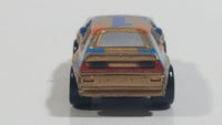 1989 Galoob Micro Machines Sun Color Changers Audi Quattro #1 Gold Tiny Miniature Die Cast Toy Car Vehicle