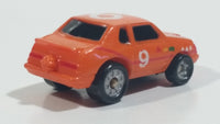 1989 Galoob Micro Machines Sun Color Changers '80s Thunderbird Drag Racer #9 Orange Tiny Miniature Die Cast Toy Car Vehicle