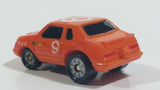 1989 Galoob Micro Machines Sun Color Changers '80s Thunderbird Drag Racer #9 Orange Tiny Miniature Die Cast Toy Car Vehicle