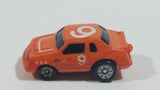 1989 Galoob Micro Machines Sun Color Changers '80s Thunderbird Drag Racer #9 Orange Tiny Miniature Die Cast Toy Car Vehicle