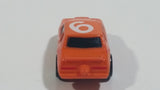 1989 Galoob Micro Machines Sun Color Changers '80s Thunderbird Drag Racer #9 Orange Tiny Miniature Die Cast Toy Car Vehicle