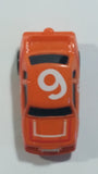 1989 Galoob Micro Machines Sun Color Changers '80s Thunderbird Drag Racer #9 Orange Tiny Miniature Die Cast Toy Car Vehicle