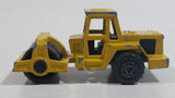 Majorette No. 226 Steam Roller Yellow Die Cast Toy Car Road Construction Equipment Vehicle