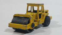 Majorette No. 226 Steam Roller Yellow Die Cast Toy Car Road Construction Equipment Vehicle