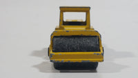 Majorette No. 226 Steam Roller Yellow Die Cast Toy Car Road Construction Equipment Vehicle