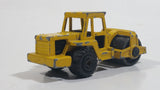 Majorette No. 226 Steam Roller Yellow Die Cast Toy Car Road Construction Equipment Vehicle