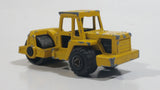 Majorette No. 226 Steam Roller Yellow Die Cast Toy Car Road Construction Equipment Vehicle