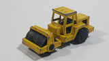 Majorette No. 226 Steam Roller Yellow Die Cast Toy Car Road Construction Equipment Vehicle