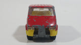 Majorette No. 243 Ford Transit Van "City Bus" Red 1/60 Scale Die Cast Toy Car Vehicle