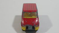 Majorette No. 243 Ford Transit Van "City Bus" Red 1/60 Scale Die Cast Toy Car Vehicle