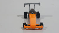 1994 Hot Wheels Dragster "Driven to the max!" Bright Fluorescent Orange Die Cast Toy Race Car Vehicle