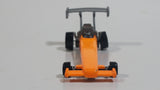 1994 Hot Wheels Dragster "Driven to the max!" Bright Fluorescent Orange Die Cast Toy Race Car Vehicle