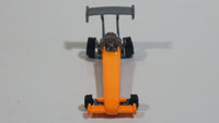 1994 Hot Wheels Dragster "Driven to the max!" Bright Fluorescent Orange Die Cast Toy Race Car Vehicle