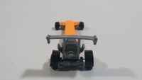 1994 Hot Wheels Dragster "Driven to the max!" Bright Fluorescent Orange Die Cast Toy Race Car Vehicle