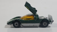 Vintage 1971 Lesney Matchbox Superfast No.66 Mazda RX500 Dark Green Die Cast Toy Car Vehicle with Opening Rear Mounted Engine Cover