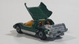 Vintage 1971 Lesney Matchbox Superfast No.66 Mazda RX500 Dark Green Die Cast Toy Car Vehicle with Opening Rear Mounted Engine Cover