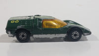 Vintage 1971 Lesney Matchbox Superfast No.66 Mazda RX500 Dark Green Die Cast Toy Car Vehicle with Opening Rear Mounted Engine Cover