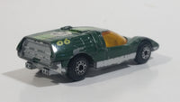 Vintage 1971 Lesney Matchbox Superfast No.66 Mazda RX500 Dark Green Die Cast Toy Car Vehicle with Opening Rear Mounted Engine Cover